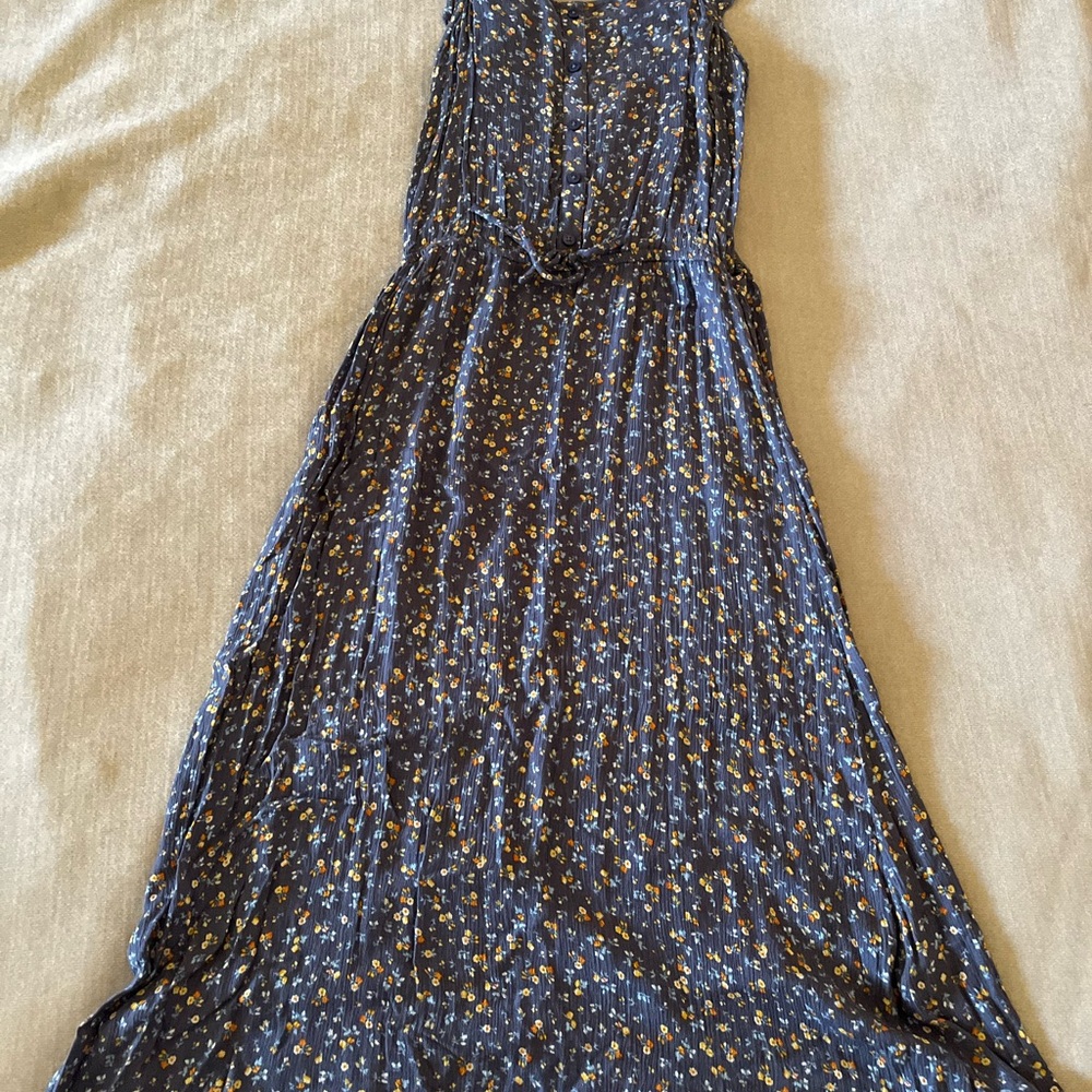 Arizona Love Blue Tiered Spaghetti Strap Sundress